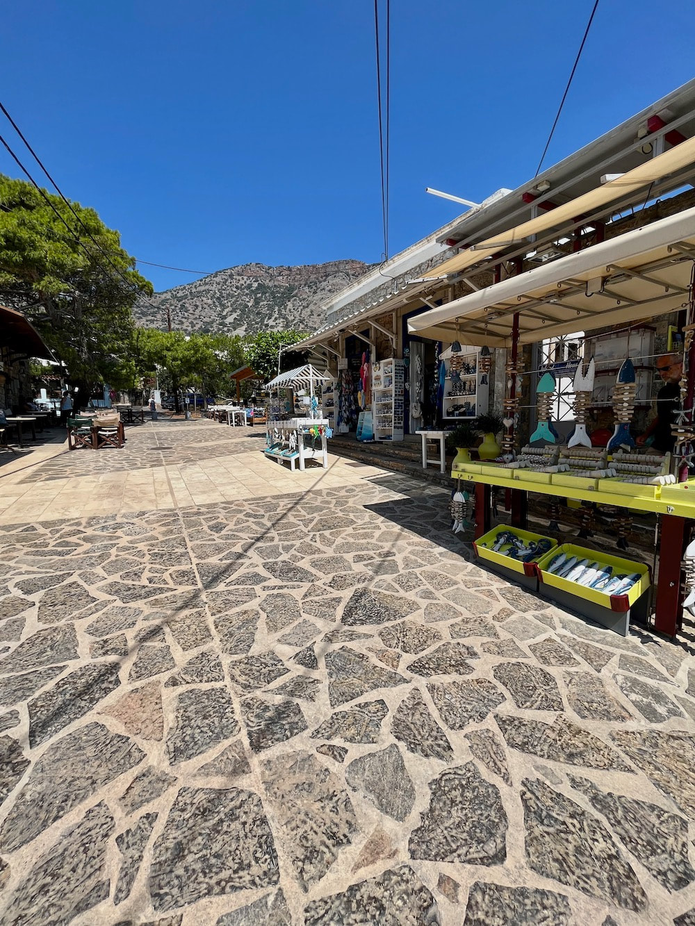 Shops along Plaka, Crete